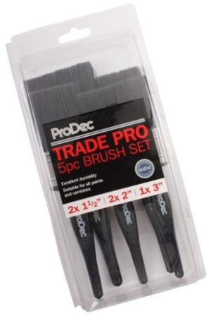 5pc Pro Dec Trade Pro Paint Brush Set