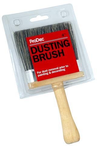 4" Grey Bristle Dusting Brush
