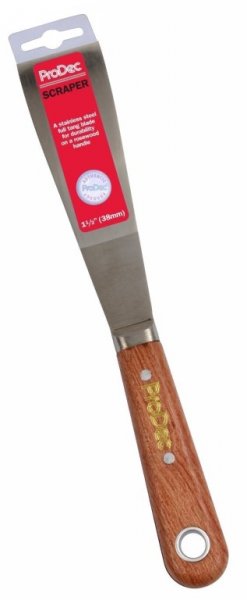 1.5" Scale Tang Paint Scraper With Rosewood Handle