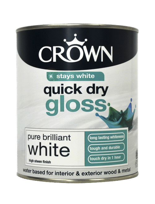 Quick Dry Gloss 2.5ltr Brilliant White