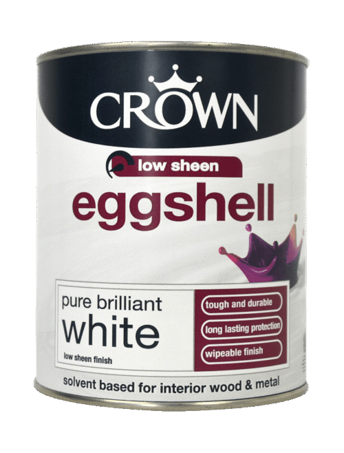 Crown Eggshell - Brilliant White 750ml