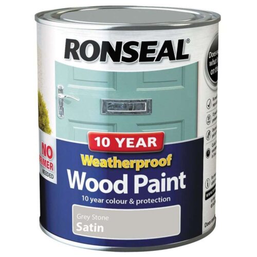 Ronseal 10 Year Weatherproof Wood Paint 750ml