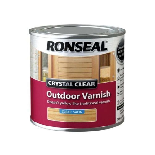 Ronseal Crystal Clear Outdoor Varnish 250ml