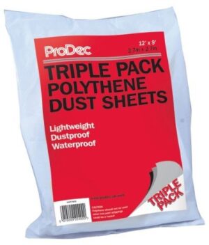 ProDec Triple Pack Polythene Dust Sheets