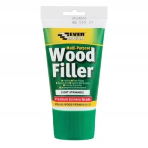 Everbuild Wood Filler 100ml tube (light stainable)