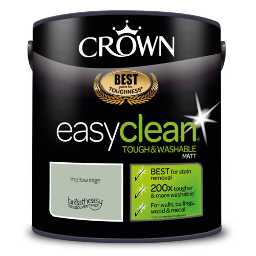 Crown Paints easyclean® Matt Emulsion - Greens