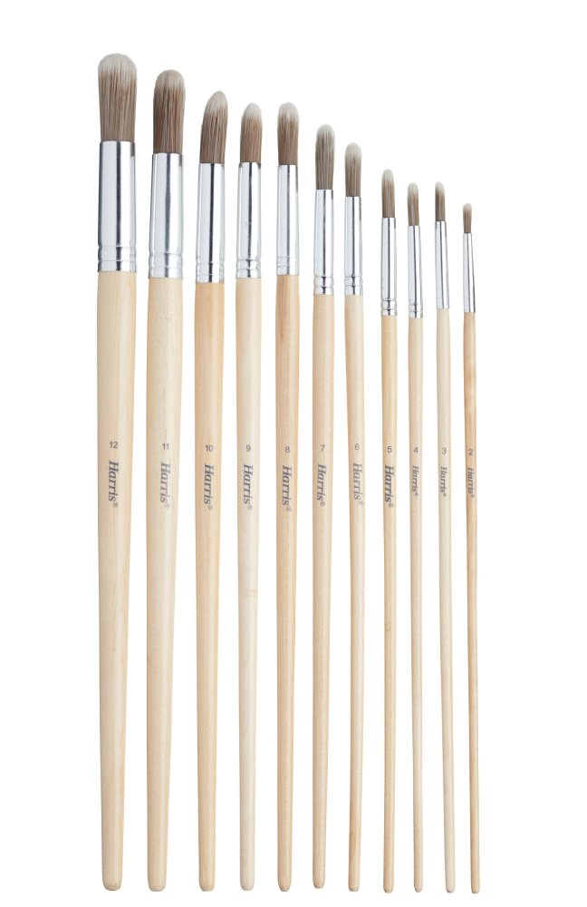Harris Seriously Good Round Artists Brush Set Decor 8 Stornoway