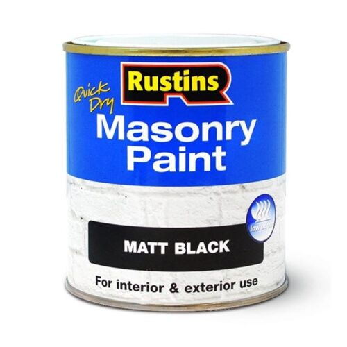 Rustins Quick Dry Masonry Paint 500ml (various colours)