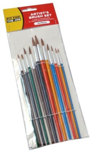 Artist Brush Set - Coloured Handles